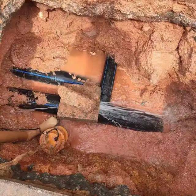 PE管道漏水检测及维修1